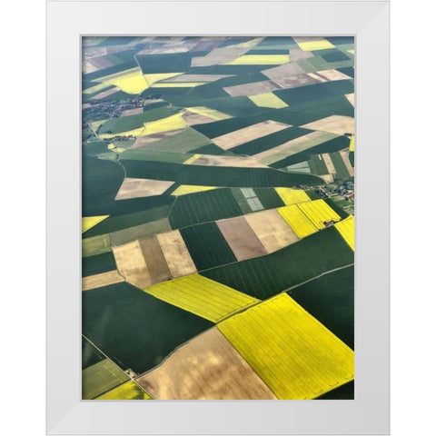 Approaching Paris I White Modern Wood Framed Art Print by Chester, Colby