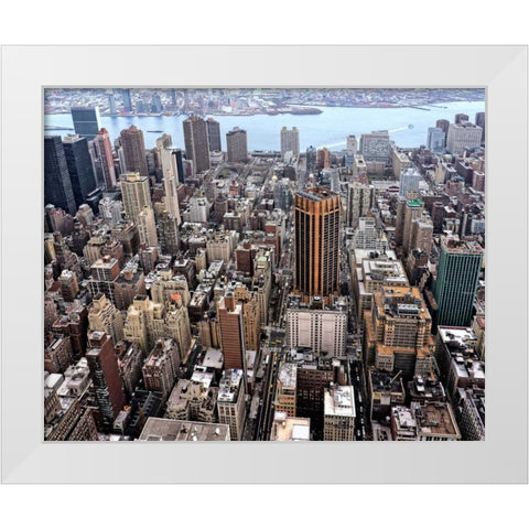 Components White Modern Wood Framed Art Print by Chester, Colby