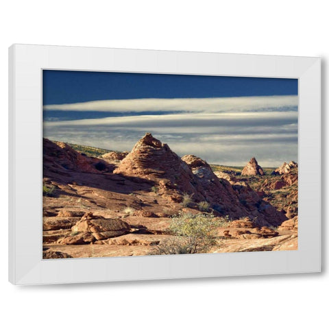 Coyote Buttes White Modern Wood Framed Art Print by Chester, Colby