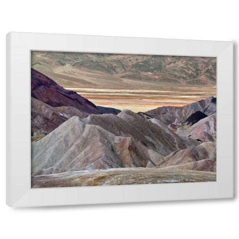 Zabriskie Pt. White Modern Wood Framed Art Print by Chester, Colby