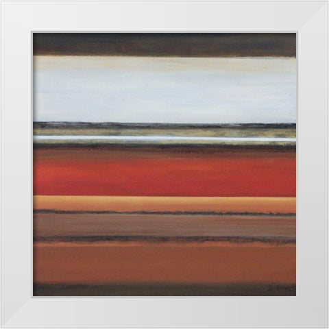 Award Winning Orange I White Modern Wood Framed Art Print by Green-Aldridge, W.