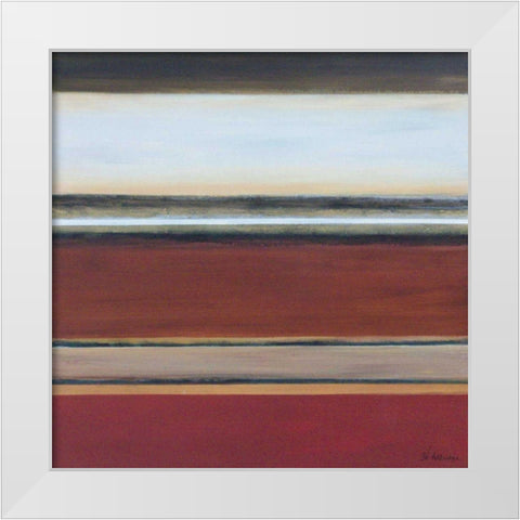 Award Winning Orange II White Modern Wood Framed Art Print by Green-Aldridge, W.