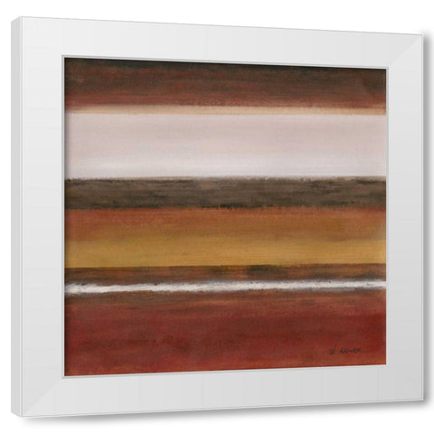 Soft Sand IV White Modern Wood Framed Art Print by Green-Aldridge, W.