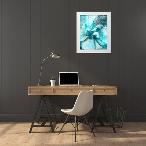 Immersed I White Modern Wood Framed Art Print by Ilosky, Pam