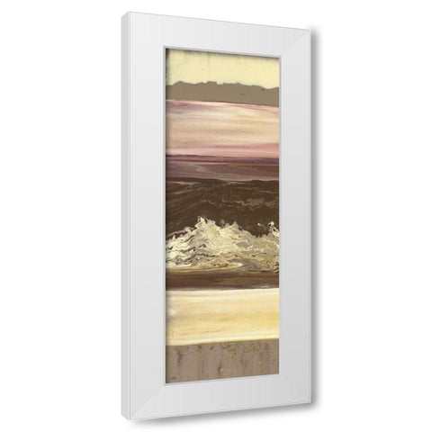 Down Under I White Modern Wood Framed Art Print by Roll, Dlynn