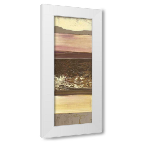 Down Under II White Modern Wood Framed Art Print by Roll, Dlynn