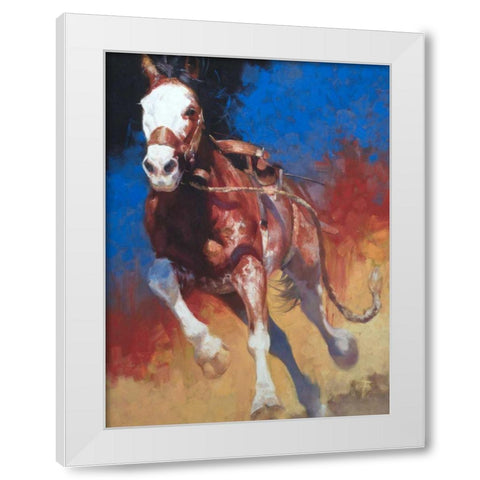 American Original - Renegade White Modern Wood Framed Art Print by Chapman, Julie T.
