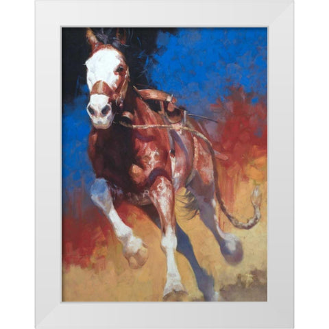 American Original - Renegade White Modern Wood Framed Art Print by Chapman, Julie T.