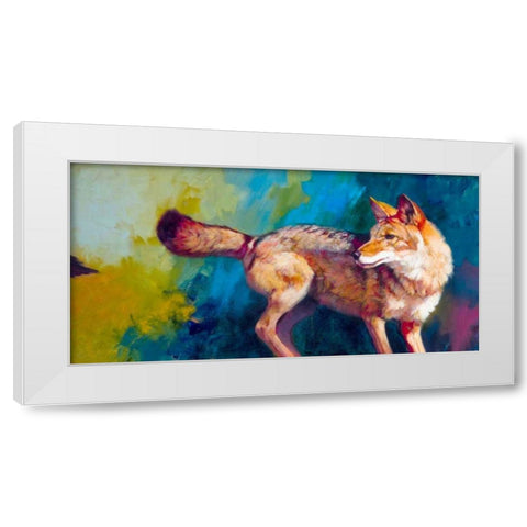 Double Take White Modern Wood Framed Art Print by Chapman, Julie T.