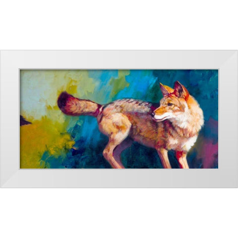 Double Take White Modern Wood Framed Art Print by Chapman, Julie T.