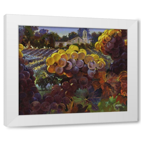 Fall Preview White Modern Wood Framed Art Print by Hadfield, Clif
