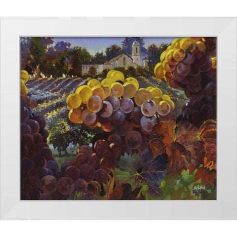 Fall Preview White Modern Wood Framed Art Print by Hadfield, Clif