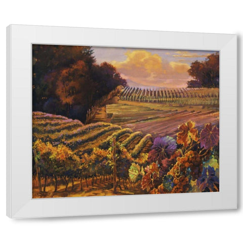 Fall Promise White Modern Wood Framed Art Print by Hadfield, Clif