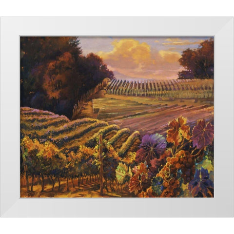 Fall Promise White Modern Wood Framed Art Print by Hadfield, Clif