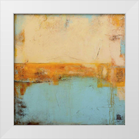 Bay of Noons White Modern Wood Framed Art Print by Ashley, Erin