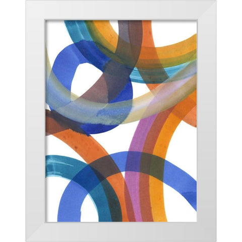 Over Pass I White Modern Wood Framed Art Print by Fuchs, Jodi