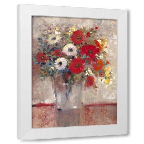 Curly Still Life II White Modern Wood Framed Art Print by OToole, Tim