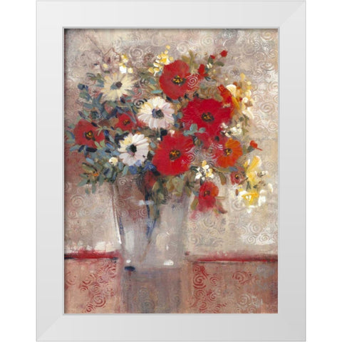 Curly Still Life II White Modern Wood Framed Art Print by OToole, Tim