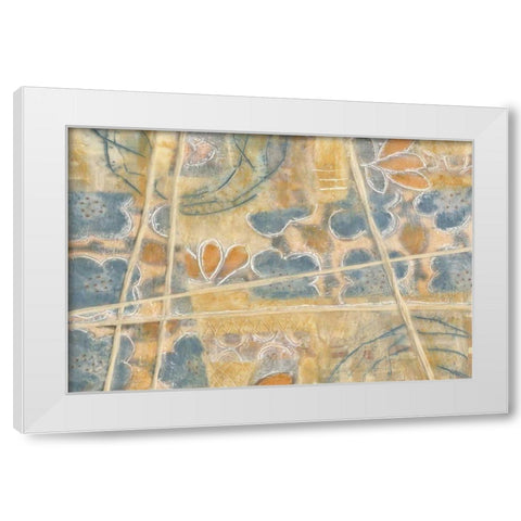 Layers of Pastel II White Modern Wood Framed Art Print by Deans, Karen