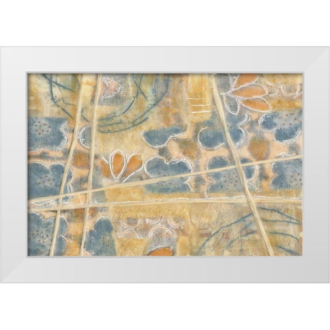 Layers of Pastel II White Modern Wood Framed Art Print by Deans, Karen