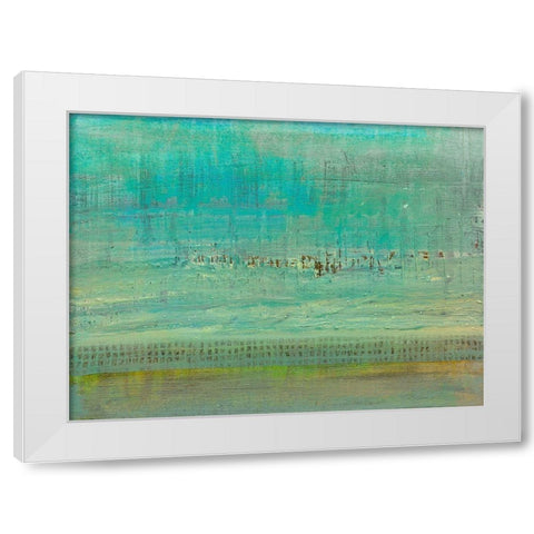 Sandbar I White Modern Wood Framed Art Print by Ludwig, Alicia