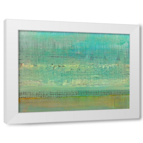 Sandbar II White Modern Wood Framed Art Print by Ludwig, Alicia