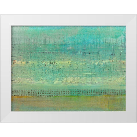 Sandbar II White Modern Wood Framed Art Print by Ludwig, Alicia