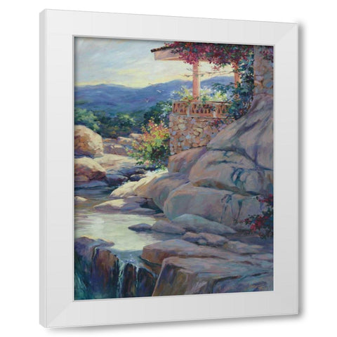 Chicos Overlook White Modern Wood Framed Art Print by Pollard, Julie G.
