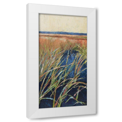 Pastel Wetlands I White Modern Wood Framed Art Print by Wilkins, Suzanne