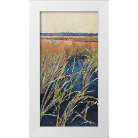Pastel Wetlands I White Modern Wood Framed Art Print by Wilkins, Suzanne