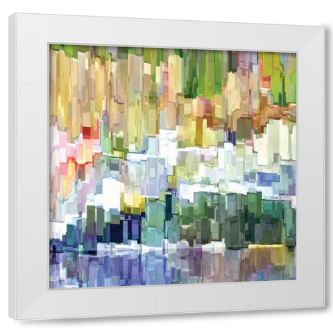 Glacier Bay III White Modern Wood Framed Art Print by Burghardt, James