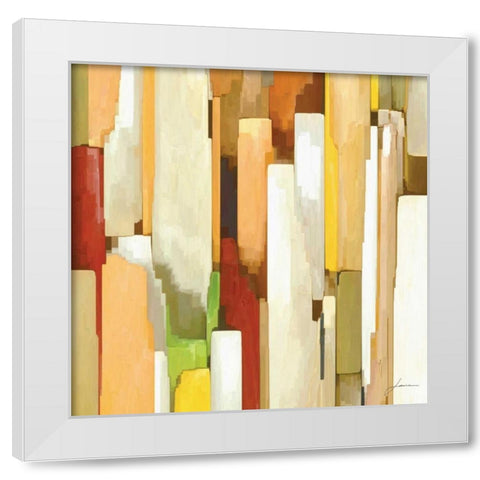 Monument I White Modern Wood Framed Art Print by Burghardt, James