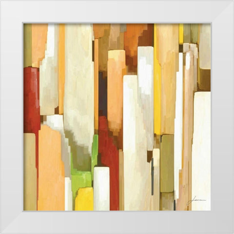 Monument I White Modern Wood Framed Art Print by Burghardt, James
