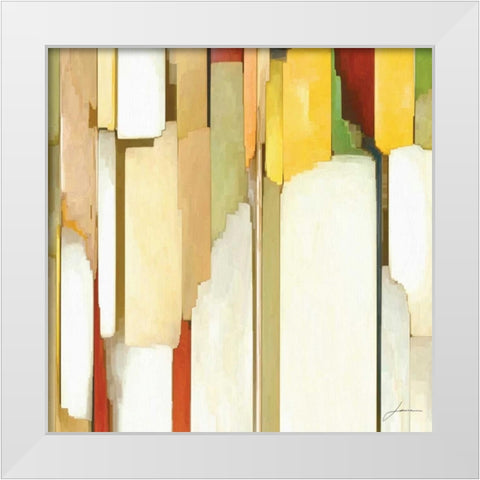 Monument II White Modern Wood Framed Art Print by Burghardt, James