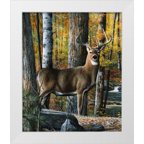 Broken Silence White Modern Wood Framed Art Print by Daniel, Kevin