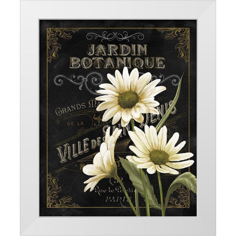 Botanical Collection I White Modern Wood Framed Art Print by White, Abby