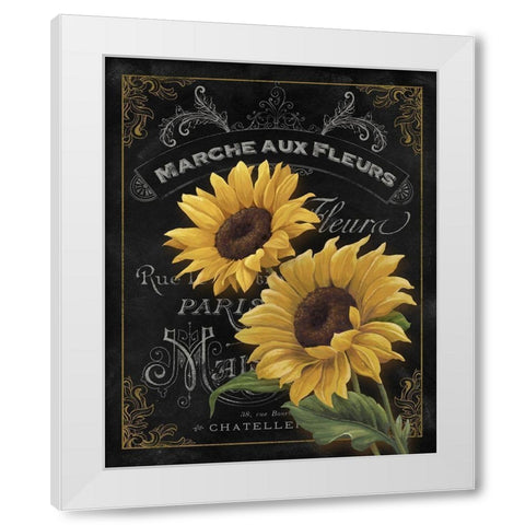 Botanical Collection II White Modern Wood Framed Art Print by White, Abby