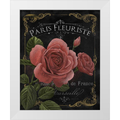 Botanical Collection III White Modern Wood Framed Art Print by White, Abby