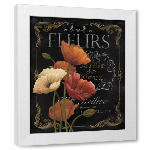 Botanical Collection IV White Modern Wood Framed Art Print by White, Abby