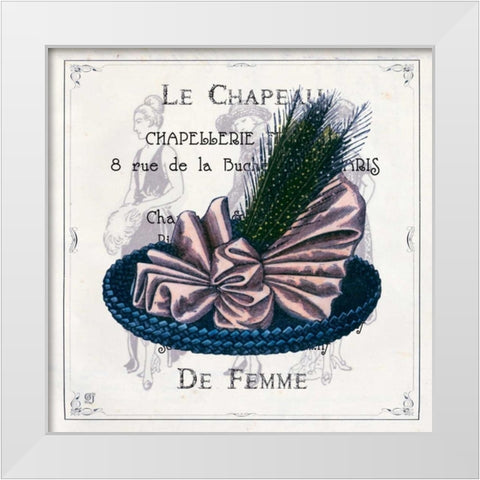 Haute Couture II White Modern Wood Framed Art Print by Joyner, Ginny