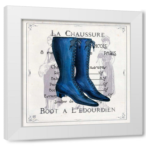 Haute Couture III White Modern Wood Framed Art Print by Joyner, Ginny