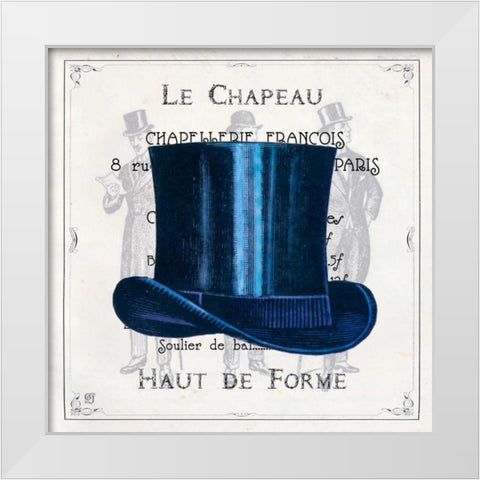 Haute Couture V White Modern Wood Framed Art Print by Joyner, Ginny