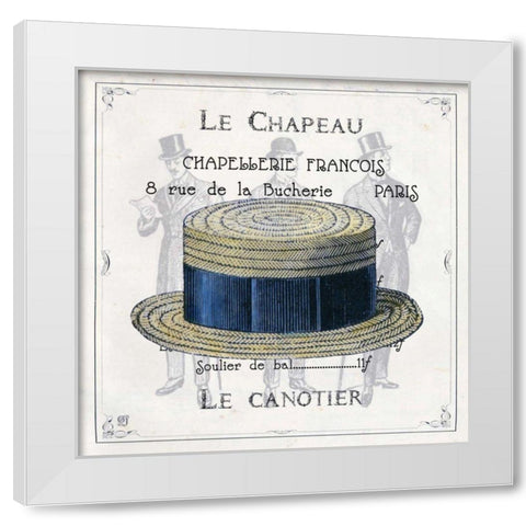 Haute Couture VI White Modern Wood Framed Art Print by Joyner, Ginny