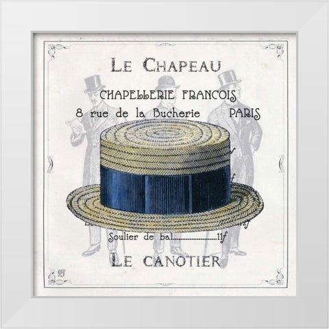 Haute Couture VI White Modern Wood Framed Art Print by Joyner, Ginny