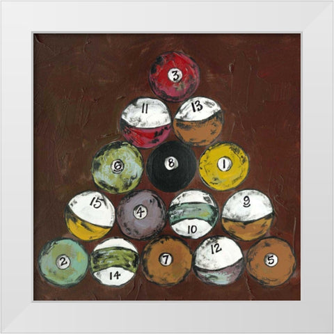 The Rack White Modern Wood Framed Art Print by Hebert, Deann