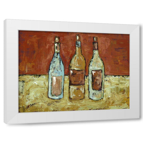 In Vino Veritas II White Modern Wood Framed Art Print by Hebert, Deann