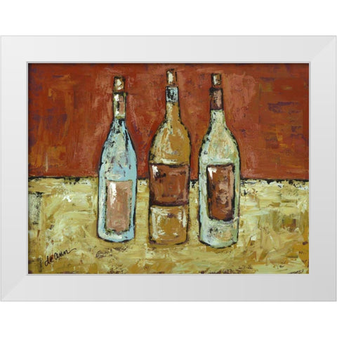 In Vino Veritas II White Modern Wood Framed Art Print by Hebert, Deann