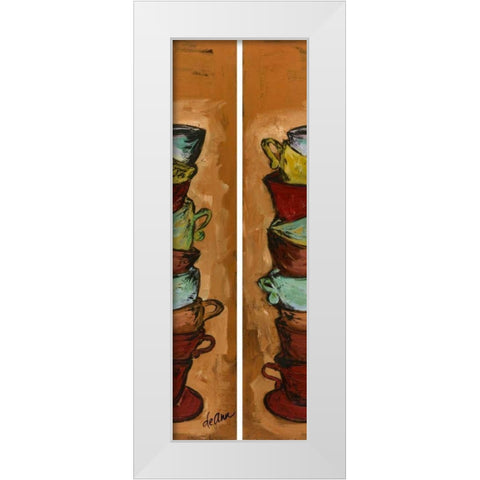 My Cup Runneth Over II White Modern Wood Framed Art Print by Hebert, Deann