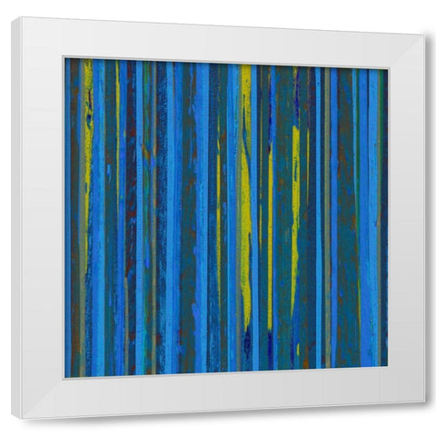Royal Stripes II White Modern Wood Framed Art Print by Mountain, Ricki
