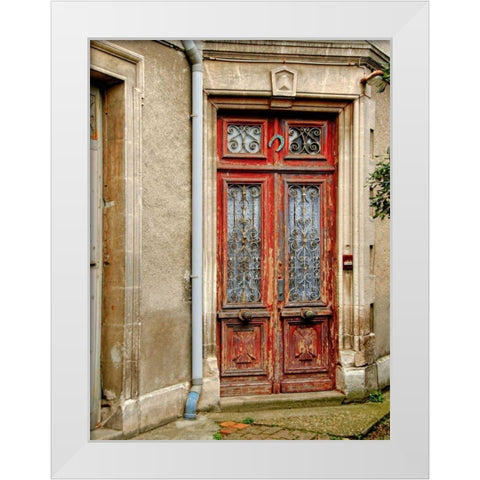 Weathered Doorway I White Modern Wood Framed Art Print by Chester, Colby